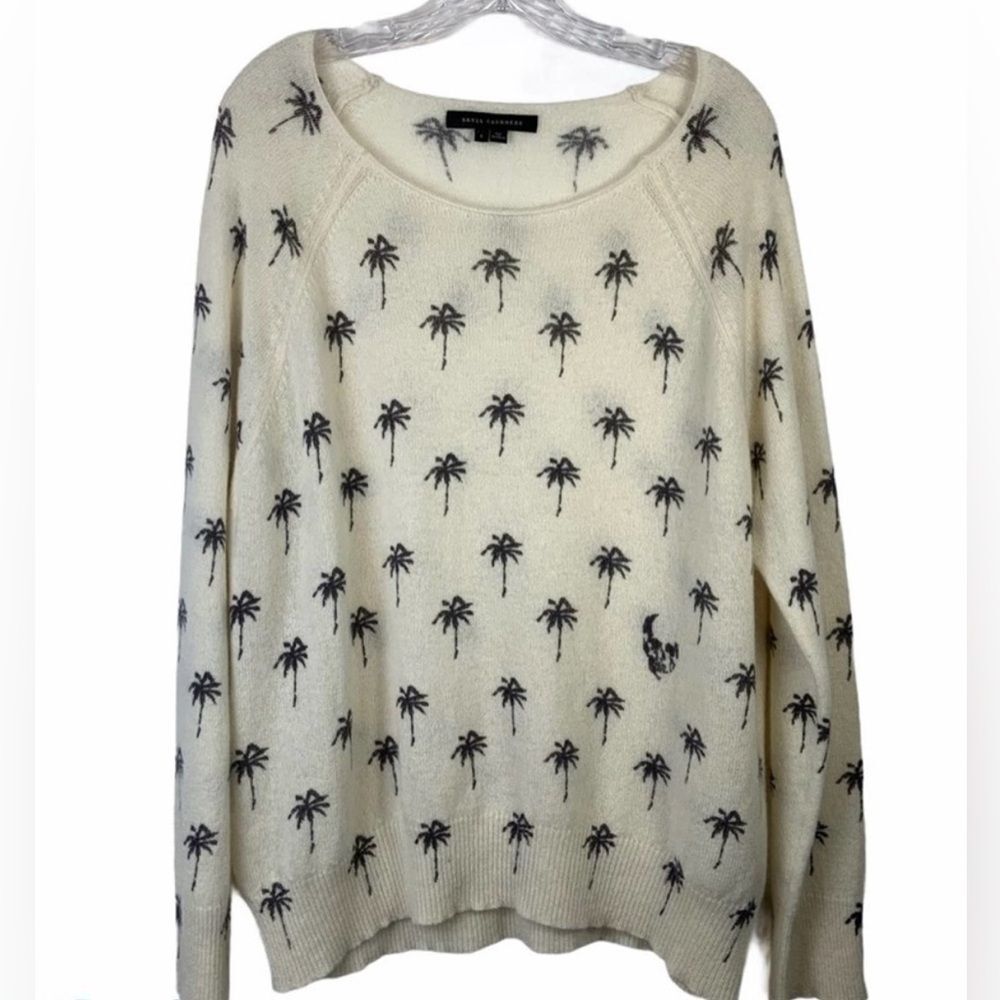 Skull Cashmere Zane Palm 100% Cashmere Sweater size M - Picture 4 of 11